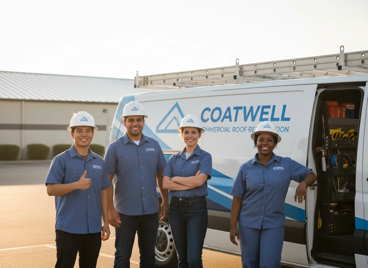 Commercial roof coating company in Midland, VA